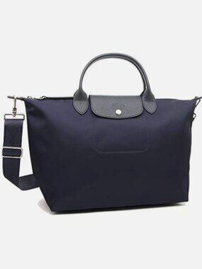Longchamp Le Pliage Neo Medium Tote in Navy $315